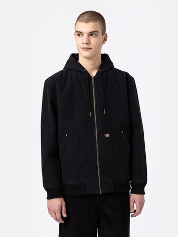 DICKIES Tussenjas in Zwart: voorkant