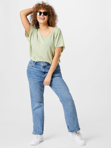 Vero Moda Curve Regular Jeans 'Ellie' in Blau