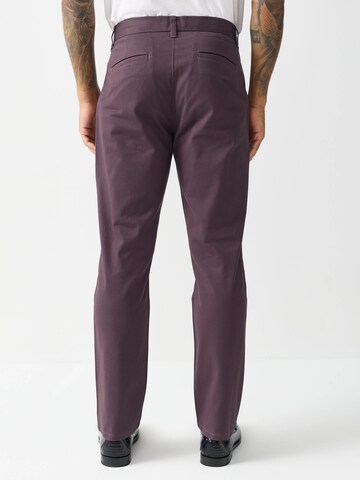 Next Slimfit Chinohousut värissä lila