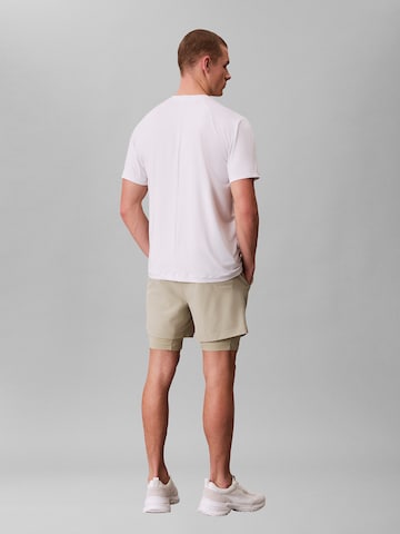 Regular Pantalon de sport Calvin Klein Sport en beige