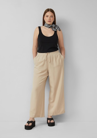 QS Regular Broek in Beige