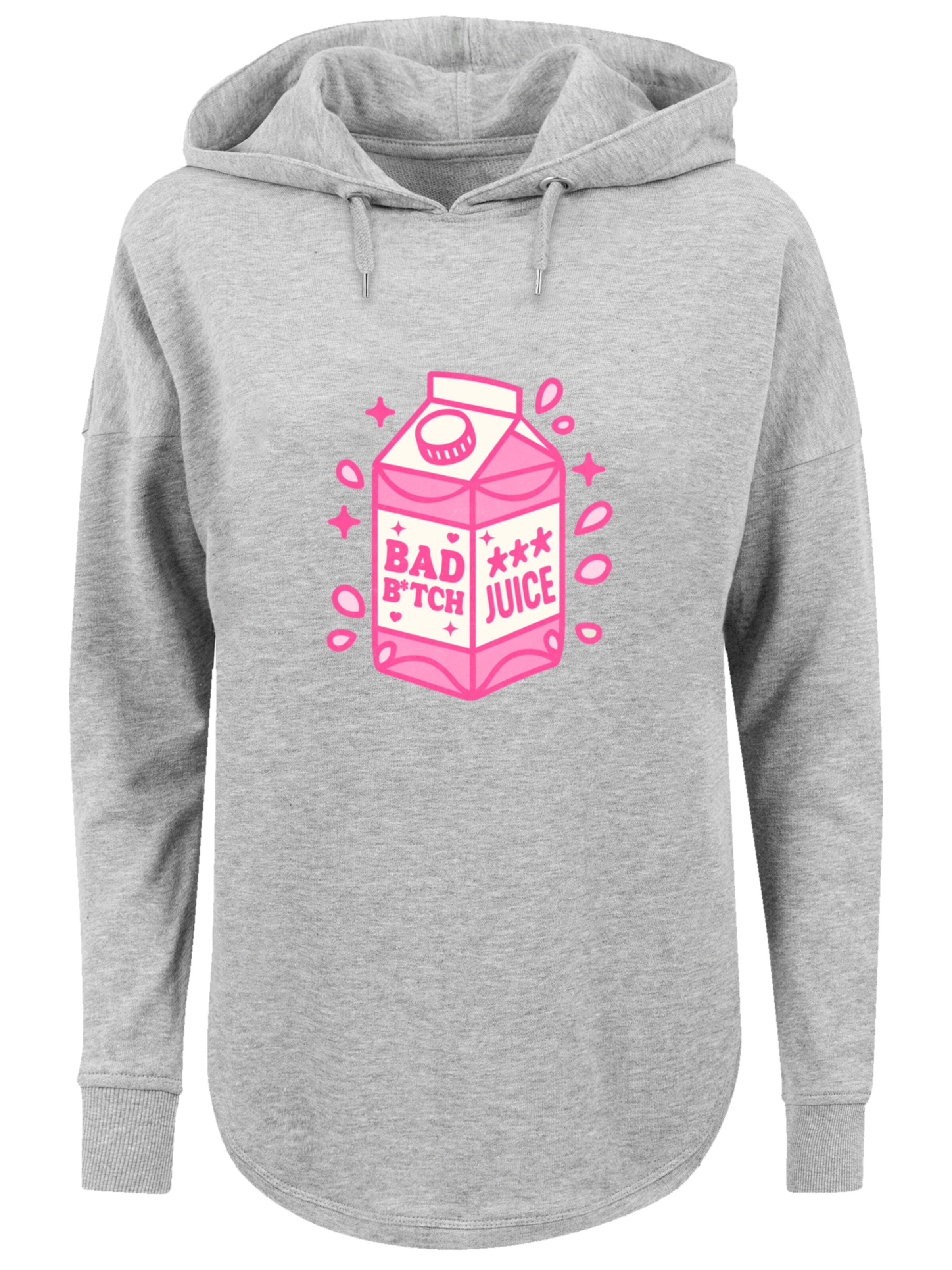 Sweat-shirt 'Internationaler Frauentag: Girl-Power-Design' F4NT4STIC en gris : devant