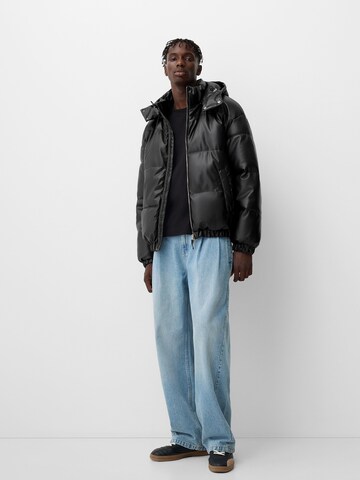 Bershka Jacke in Schwarz