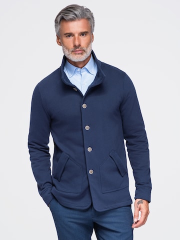 Ombre Sweatjacka i blå