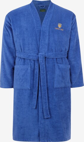 Charles Colby Long Bathrobe in Blue: front