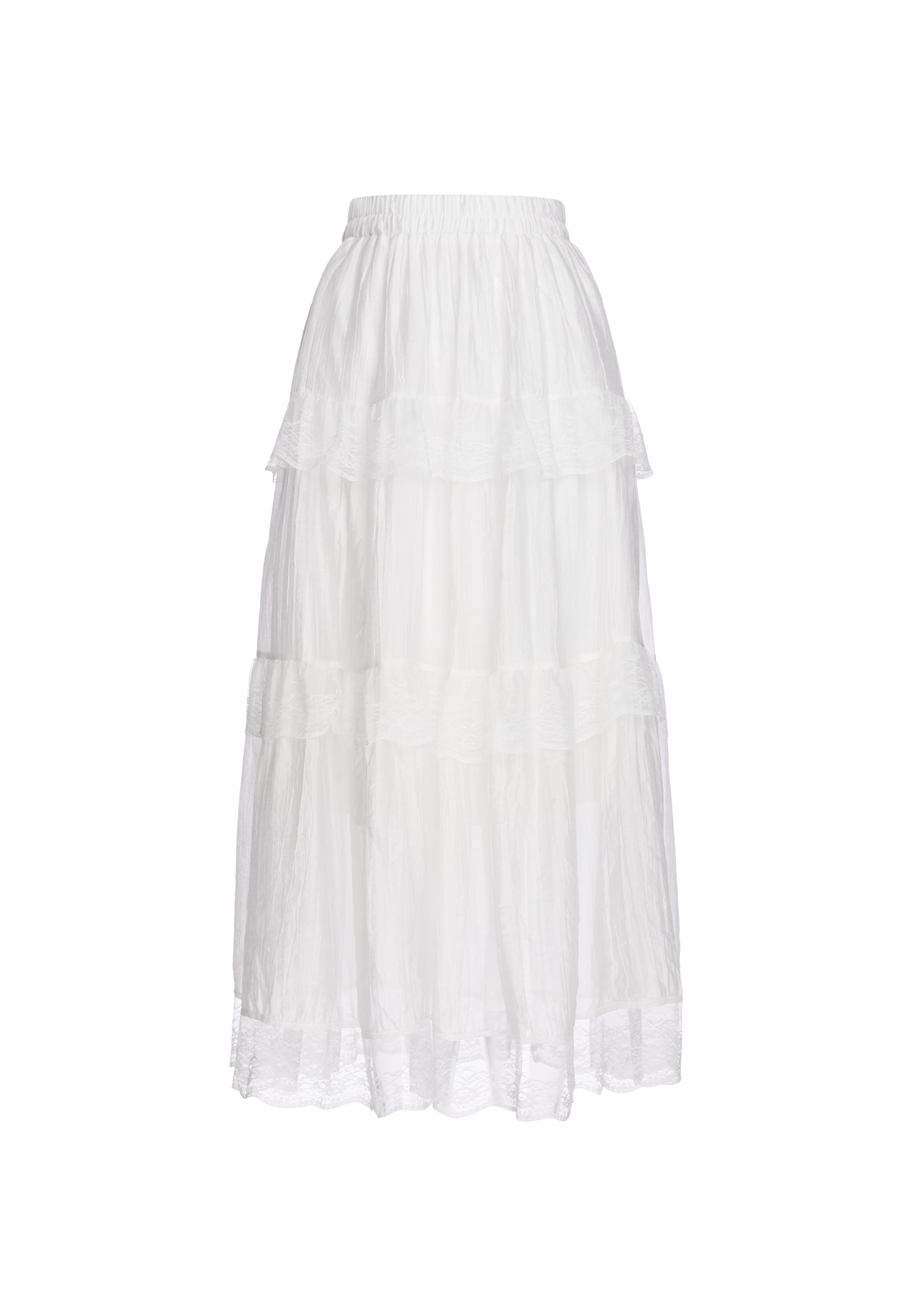 usha BLACK LABEL Jupe en 36 en blanc, Vue avec produit