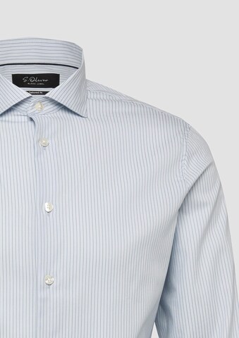 s.Oliver Regular fit Button Up Shirt in Blue