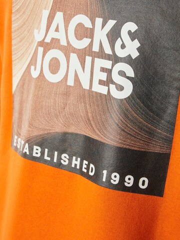 JACK & JONES Mikina 'Swish' – oranžová