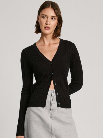 Pepe Jeans Strickjacke ' IZABEL' in Schwarz: Vorderseite