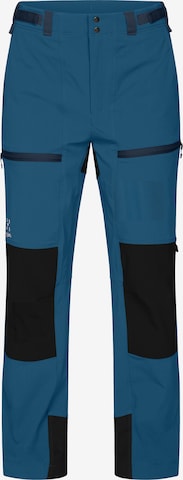 Haglöfs Outdoor Pants in Blue: front