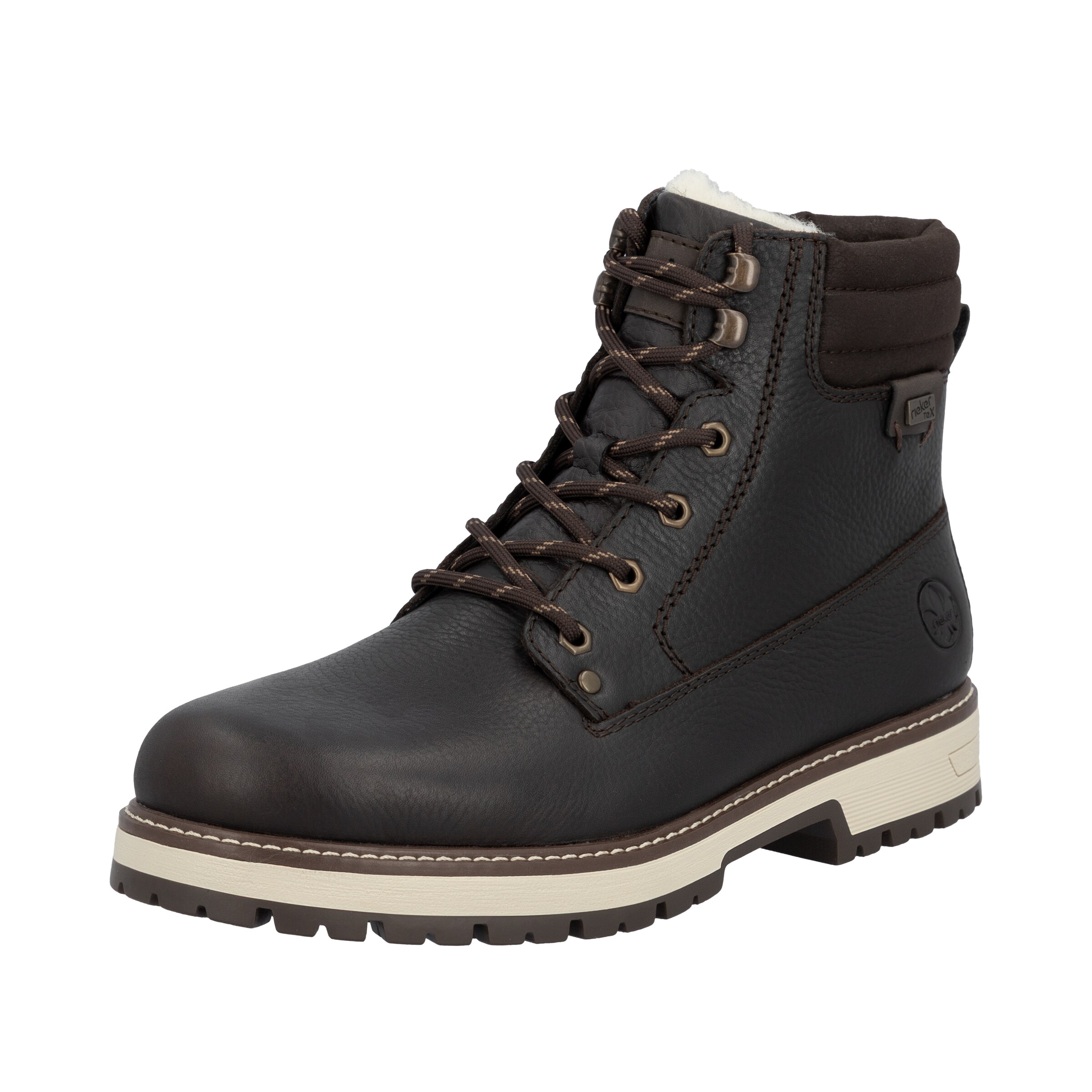Bottines à lacets ' F8301 ' Rieker en marron : devant