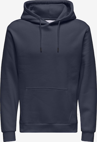 Only & Sons Regular Fit Sweatshirt 'Ceres' in Blau: Vorderseite