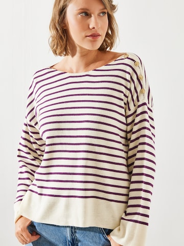 Bianco Lucci Πουλόβερ σε μπεζ: μπροστά