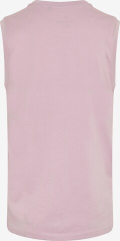 Oklahoma Jeans Tanktop ' mit Label-Print ' in Pink