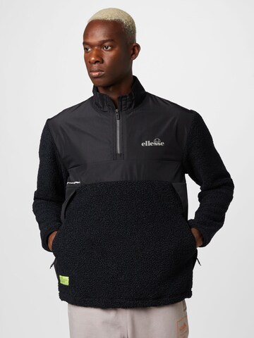 ELLESSE Athletic Jacket 'Ultro' in Black: front