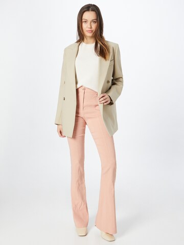 PINKO Flared Pants 'POLICORO' in Pink