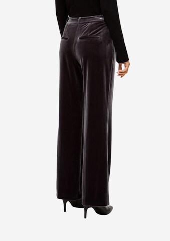 s.Oliver BLACK LABEL Wide leg Pants in Grey