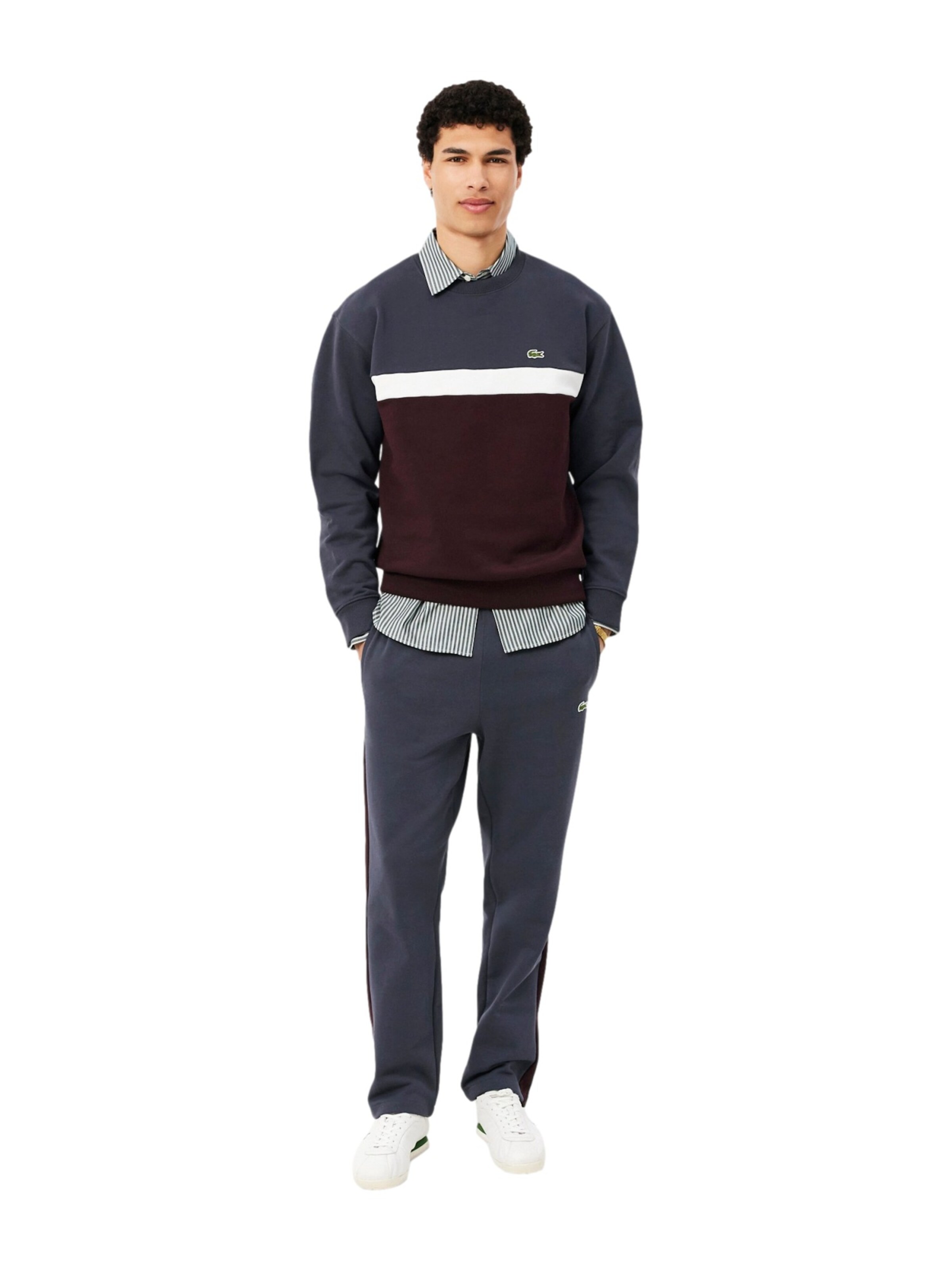 LACOSTE Regular Broek in Grijs