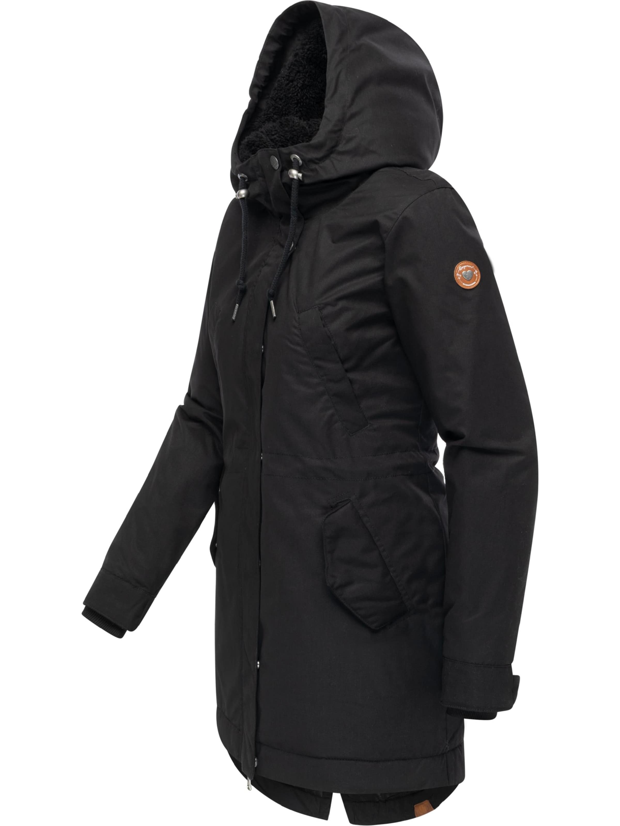 Ragwear Übergangsmantel 'Cannas' in Schwarz