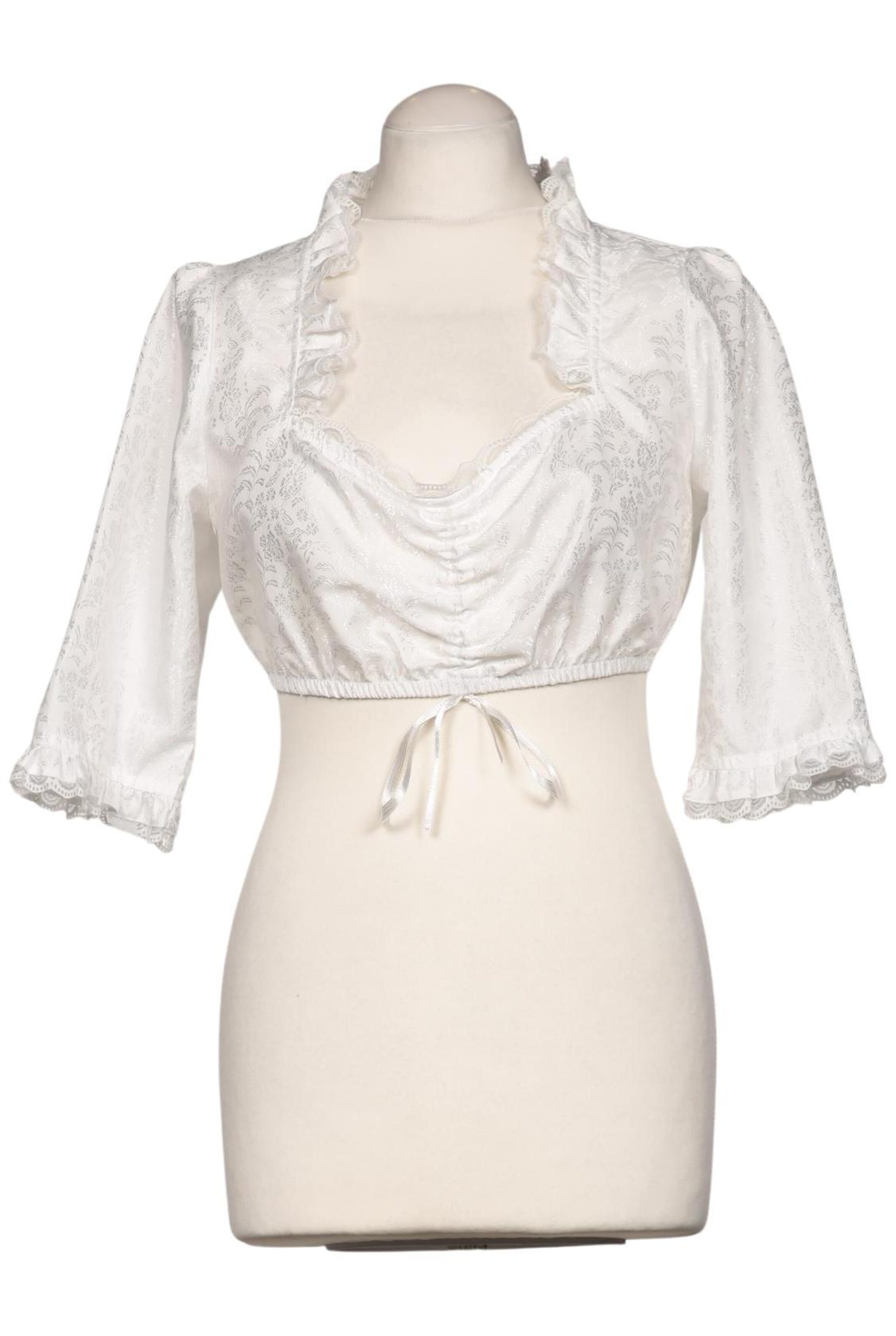 MELEGA Bluse S in Weiß: Vorderseite