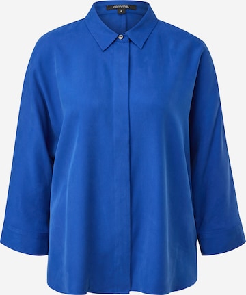 COMMA Blouse in Blauw: voorkant