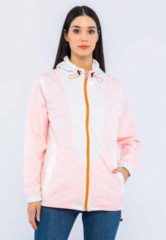 Giorgio di Mare Between-Season Jacket 'Justine' in Orange: front