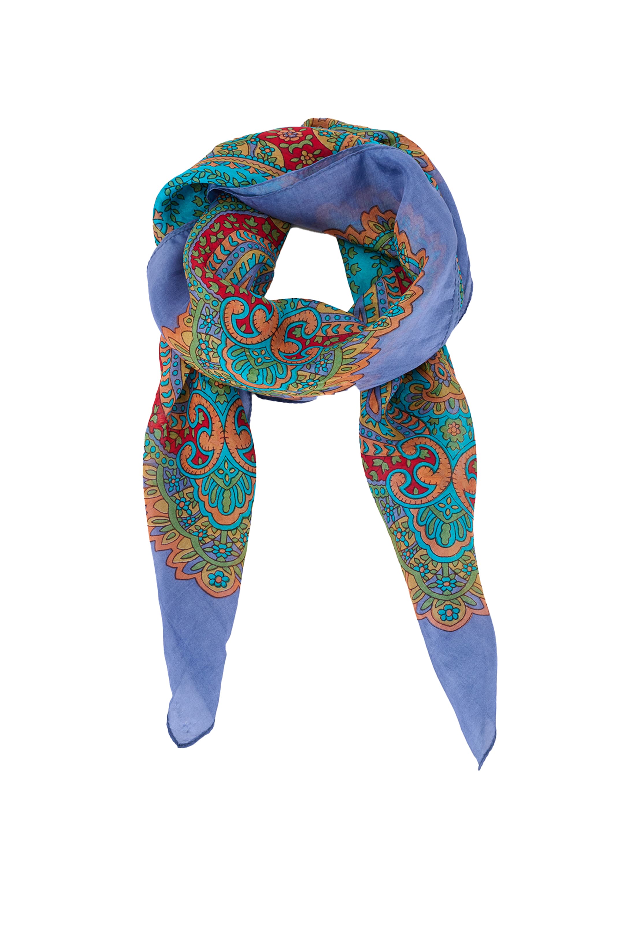 Sciarpa 'Salvias' di Camomilla Italia in blu: frontale