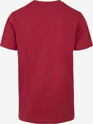 T-Shirt 'Weekend Wolf' Mister Tee en rouge