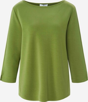 Peter Hahn Sweatshirt in Groen: voorkant