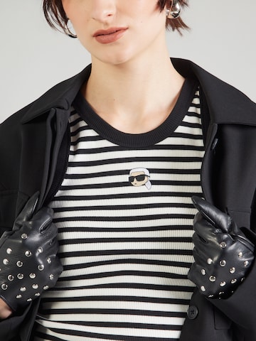 Karl Lagerfeld Top 'Ikon' w kolorze biały