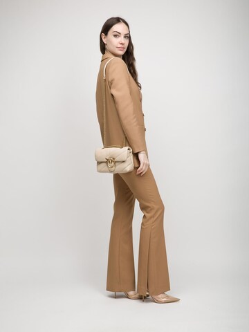 Borsa a tracolla 'Mini Love Puff Crossbody Bag' di PINKO in beige: frontale