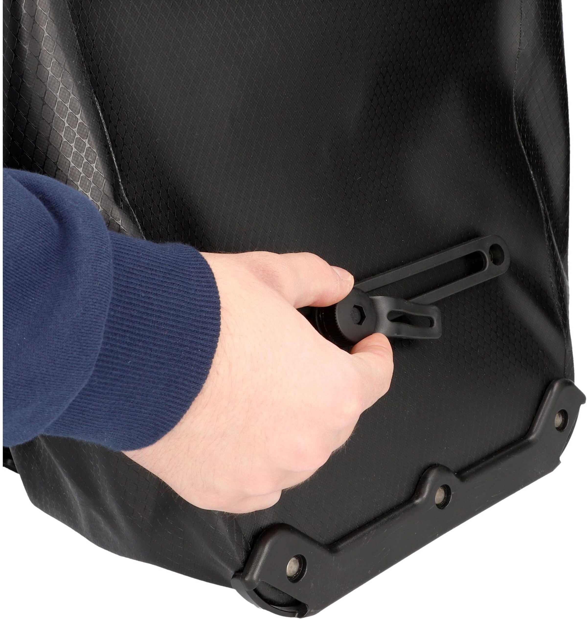 FISCHER Fahrräder Fahrradtasche in Schwarz