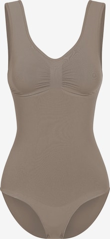 cfab Alakformáló body 'Tank Bodysuit Sculpting Shapewear mit Slip' - szürke: elől