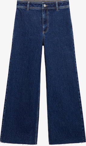 MANGO Wide Leg Farkut 'CATHERIN' värissä sininen: etupuoli