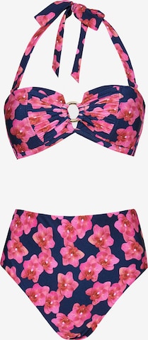 South Beach Bandeau Bikini värissä vaaleanpunainen: etupuoli