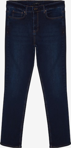 mėlyna Trendyol Prigludęs Džinsai: priekis