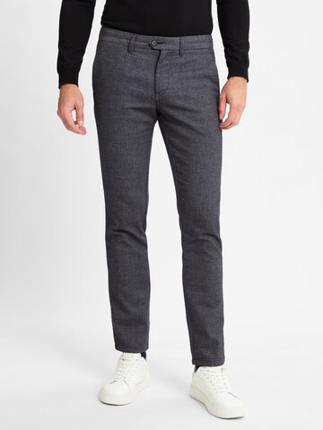 Finshley & Harding Regular Broek 'Dylan' in Grijs: voorkant