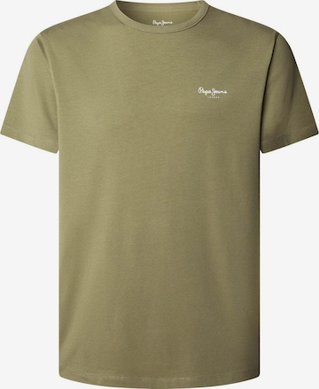 Pepe Jeans T-Shirt 'Original Basic 3N' in Grün: Vorderseite