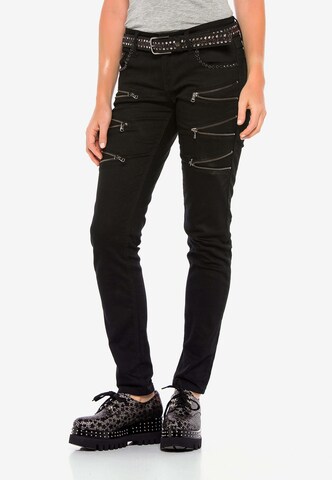 CIPO & BAXX Regular Jeans 'Blink' in Schwarz