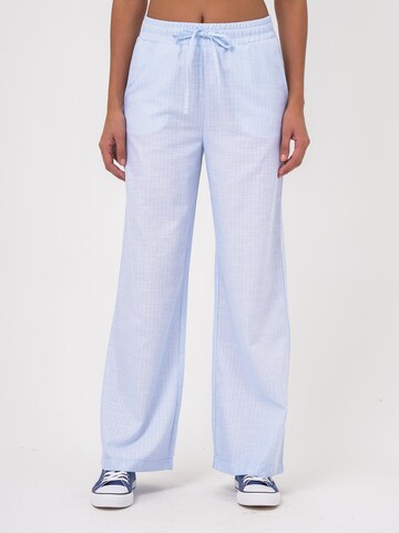 FRESHLIONS Loose fit Pants 'Lucinda' in Blue: front