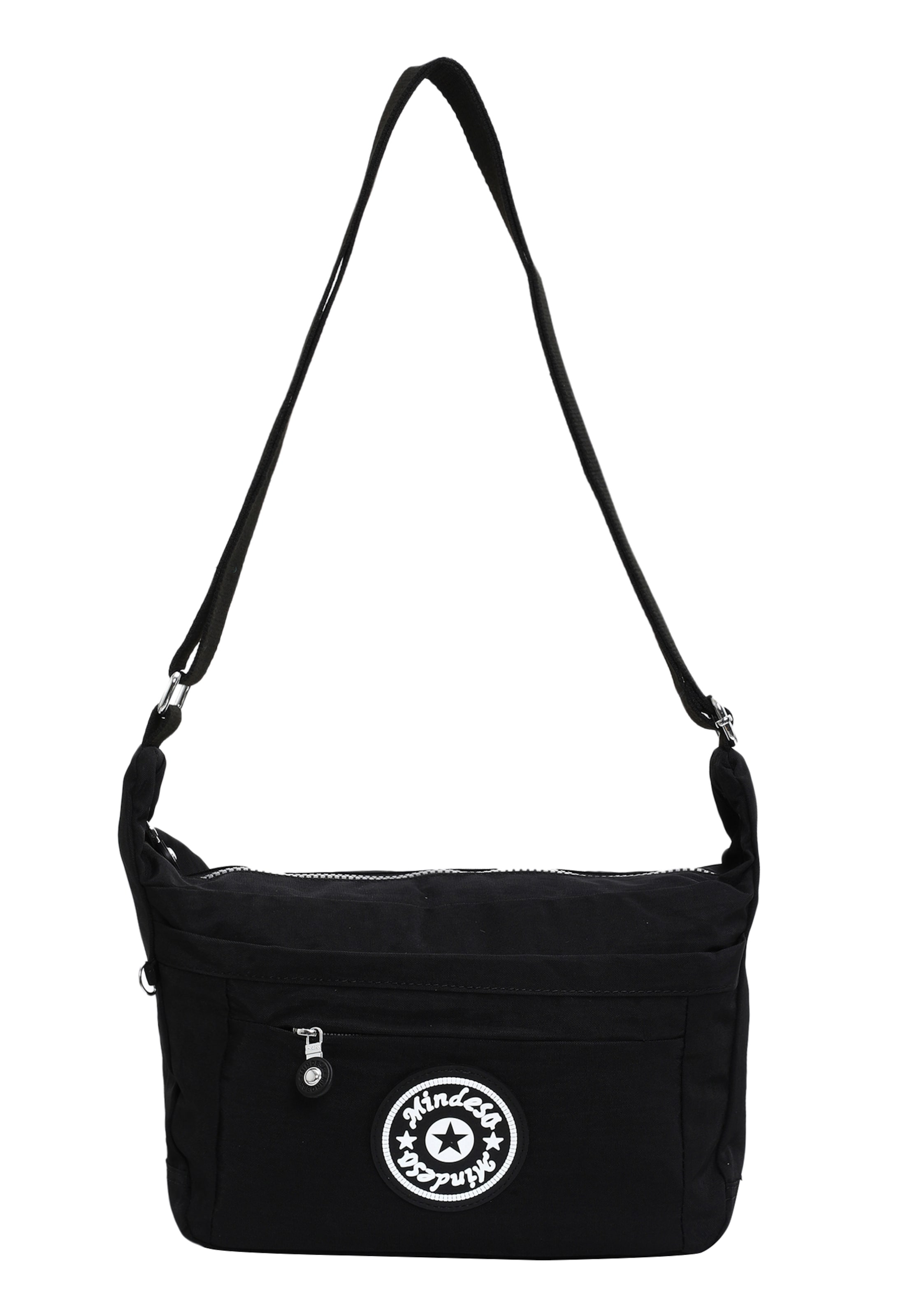 Mindesa - Bolso de hombro en negro: frente