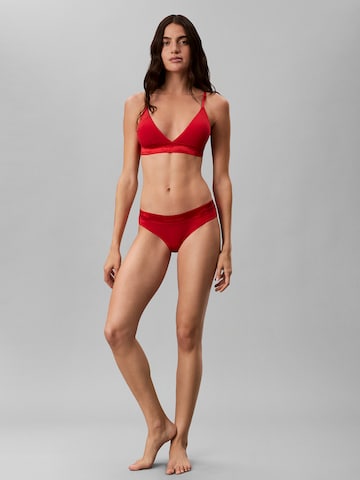 raudona Calvin Klein Trikampė Liemenėlė