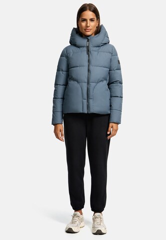 NAVAHOO Winter Jacket 'Lachperle XIV' in Blue: front