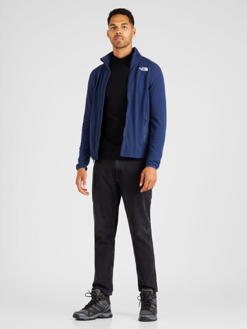 THE NORTH FACE Athletic fleece jacket '100 Glacier' in Blue