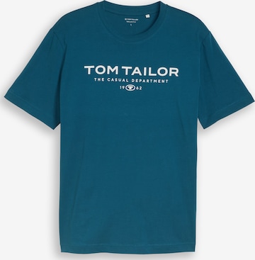 TOM TAILOR - Camisa em azul: frente