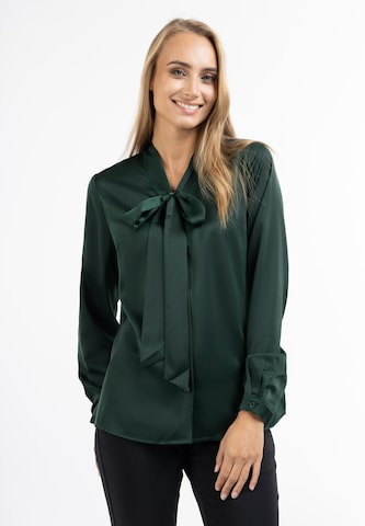 Camicia da donna di usha BLACK LABEL in verde: frontale