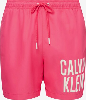 Calvin Klein Swimwear Badshorts 'Intense Power' i rosa: framsida