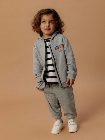 NAME IT - Sudadera con cremallera en gris