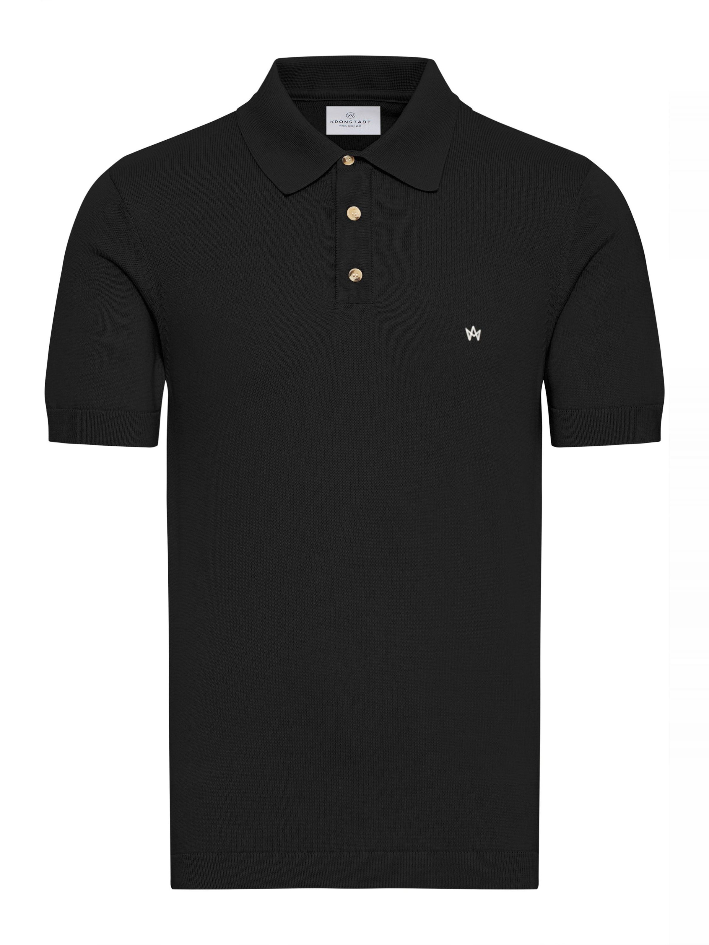 Maglietta ' KSEmil ' di Kronstadt in nero: frontale