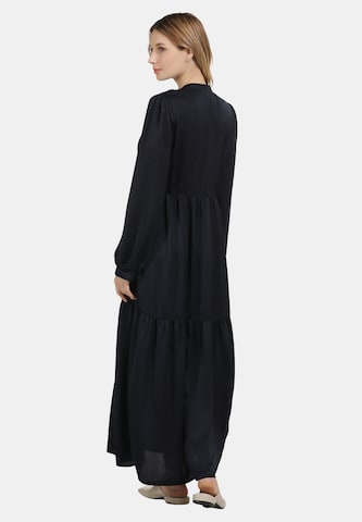 Usha - Vestido camisero en azul